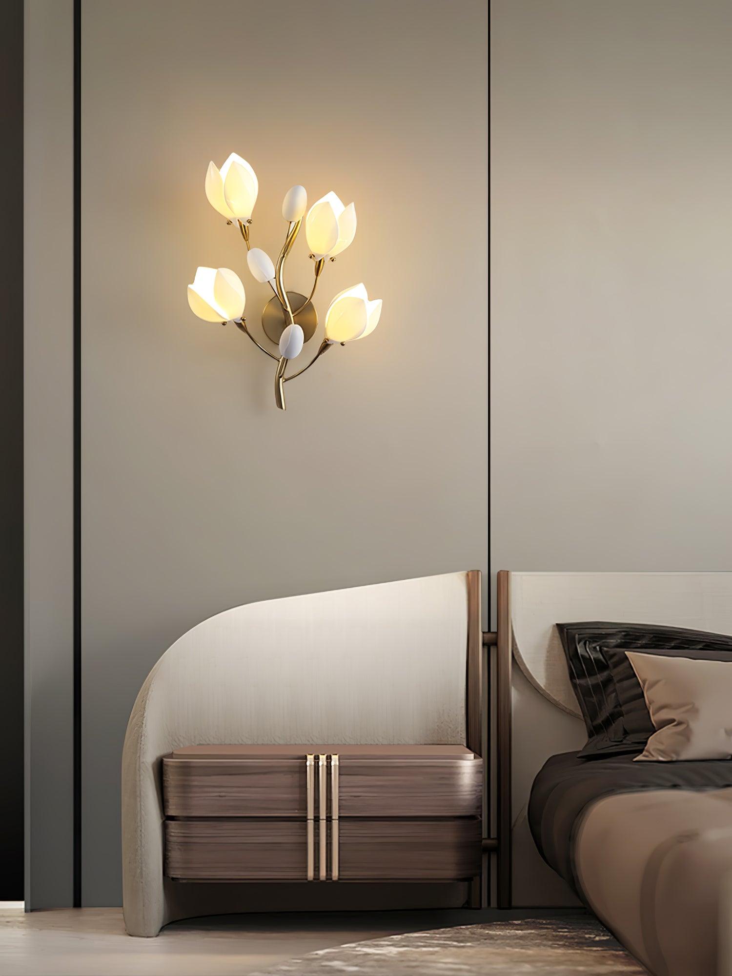 elegant-white-porcelain-magnolia-flower-sconce-gold-metal-botanical-wall-light-for-living-room