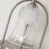Rechargeable LED Glass Table Lamp Portable Battery Powered Lantern for Bedroom Living Room and Camping