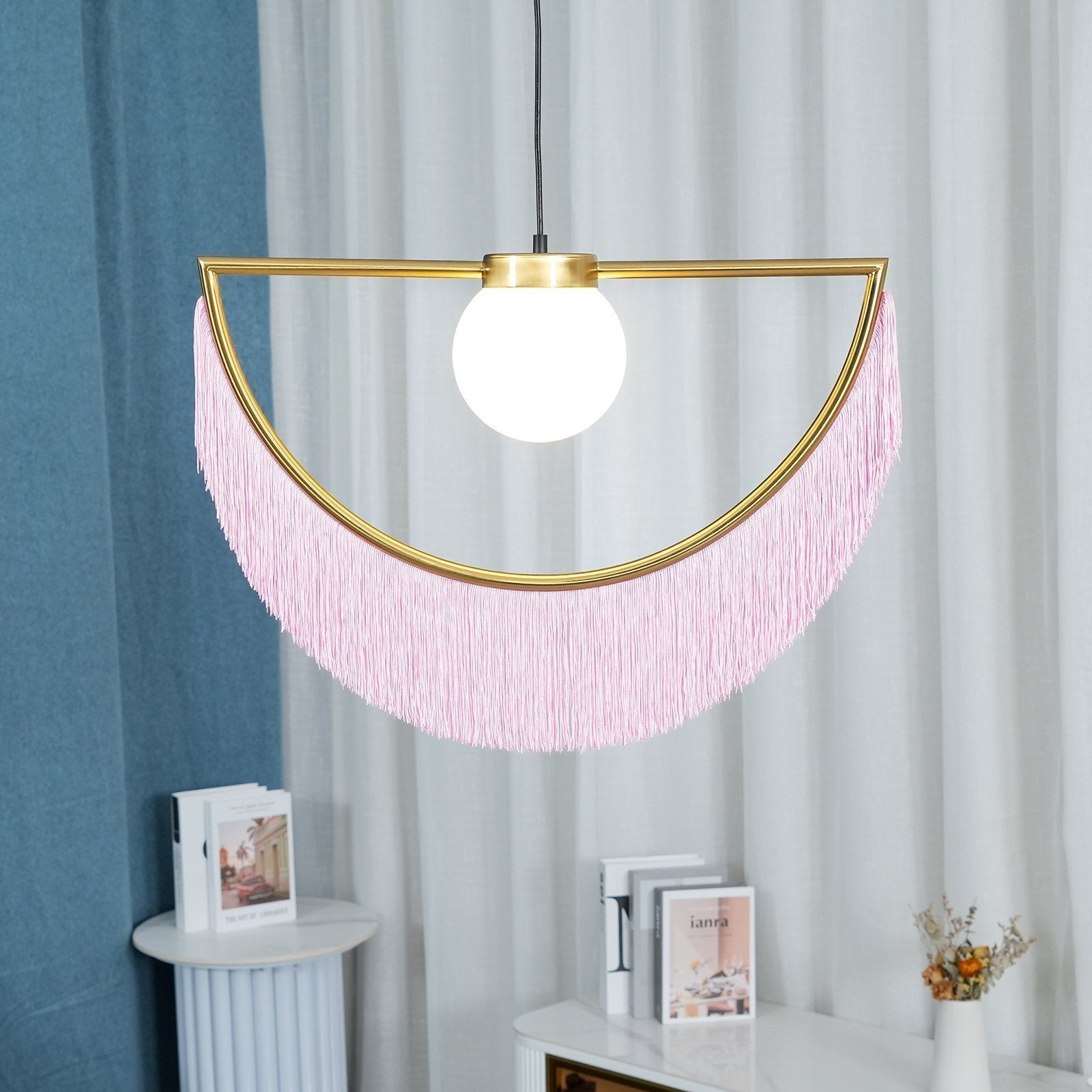 modern-bohemian-tassel-fringe-pendant-light-with-glass-globe-and-gold-metal-frame