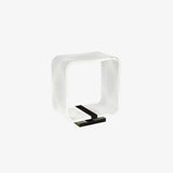 Modern Acrylic Geometric Cube LED Table Lamp Laser Engraved Portable Mood Lighting