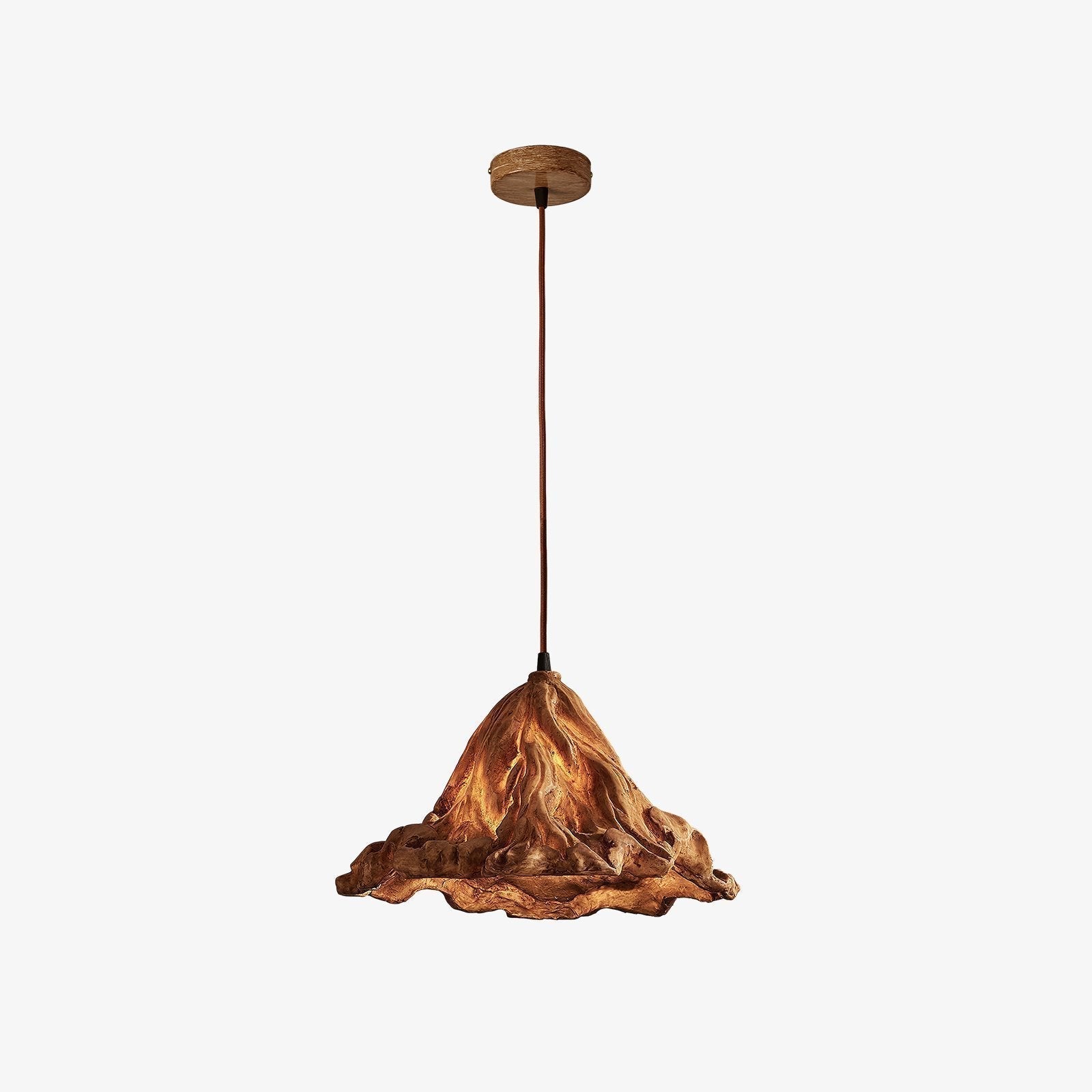 handcrafted-lotus-leaf-resin-pendant-lamp-wood-finish-ceiling-light-for-living-room