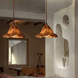 handcrafted-lotus-leaf-resin-pendant-lamp-wood-finish-ceiling-light-for-living-room