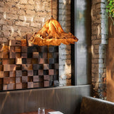 handcrafted-lotus-leaf-resin-pendant-lamp-wood-finish-ceiling-light-for-living-room
