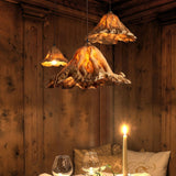 handcrafted-lotus-leaf-resin-pendant-lamp-wood-finish-ceiling-light-for-living-room