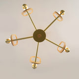 modern-rubberwood-oval-halo-chandelier-with-white-glass-globes-for-living-room