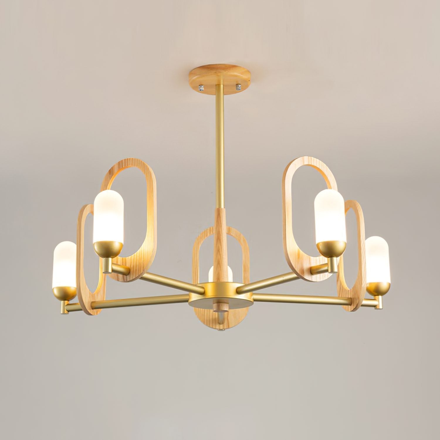 modern-rubberwood-oval-halo-chandelier-with-white-glass-globes-for-living-room