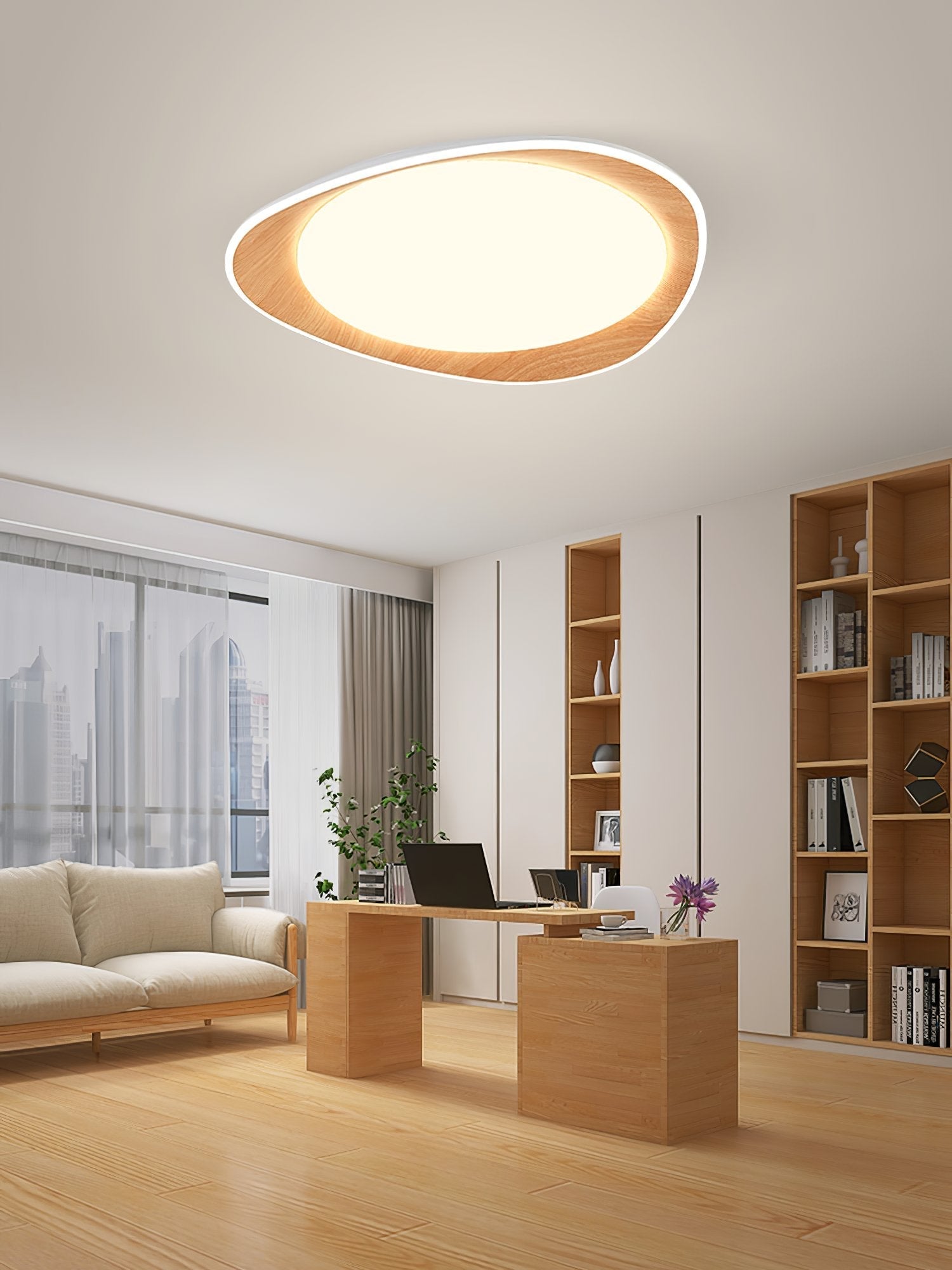 modern-wood-grain-flying-cake-style-led-flush-mount-ceiling-light-for-living-room-bedroom