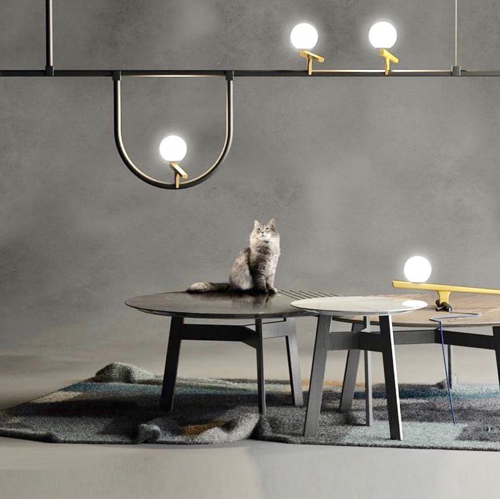 modern-minimalist-branch-chandelier-with-brass-bird-figures-and-white-glass-spheres