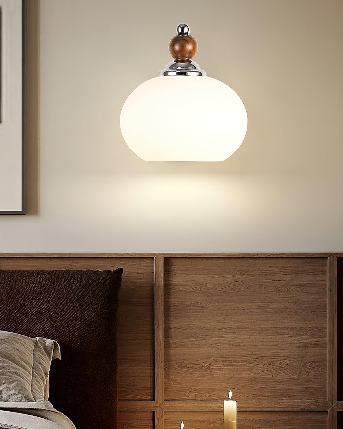 modern-walnut-wood-wall-sconce-with-globe-glass-shade-mid-century-interior-vanity-lighting