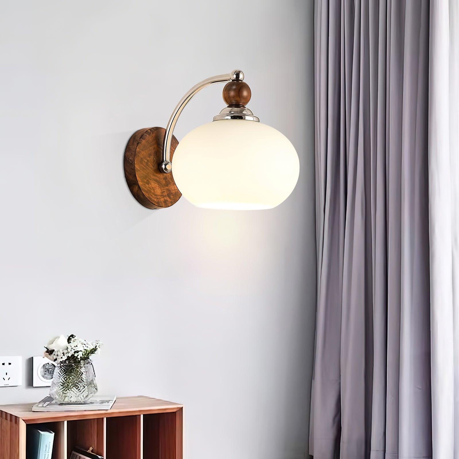 modern-walnut-wood-wall-sconce-with-globe-glass-shade-mid-century-interior-vanity-lighting