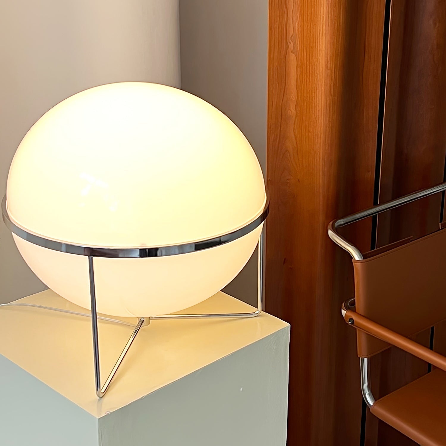 modern-yolk-table-lamp-with-silver-metal-base-and-white-acrylic-sphere-shade-for-contemporary-bedroom-decor