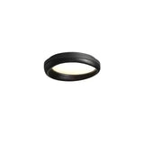 Zenova Modern Minimalist Wood Flush Mount LED Ceiling Light for Living Room