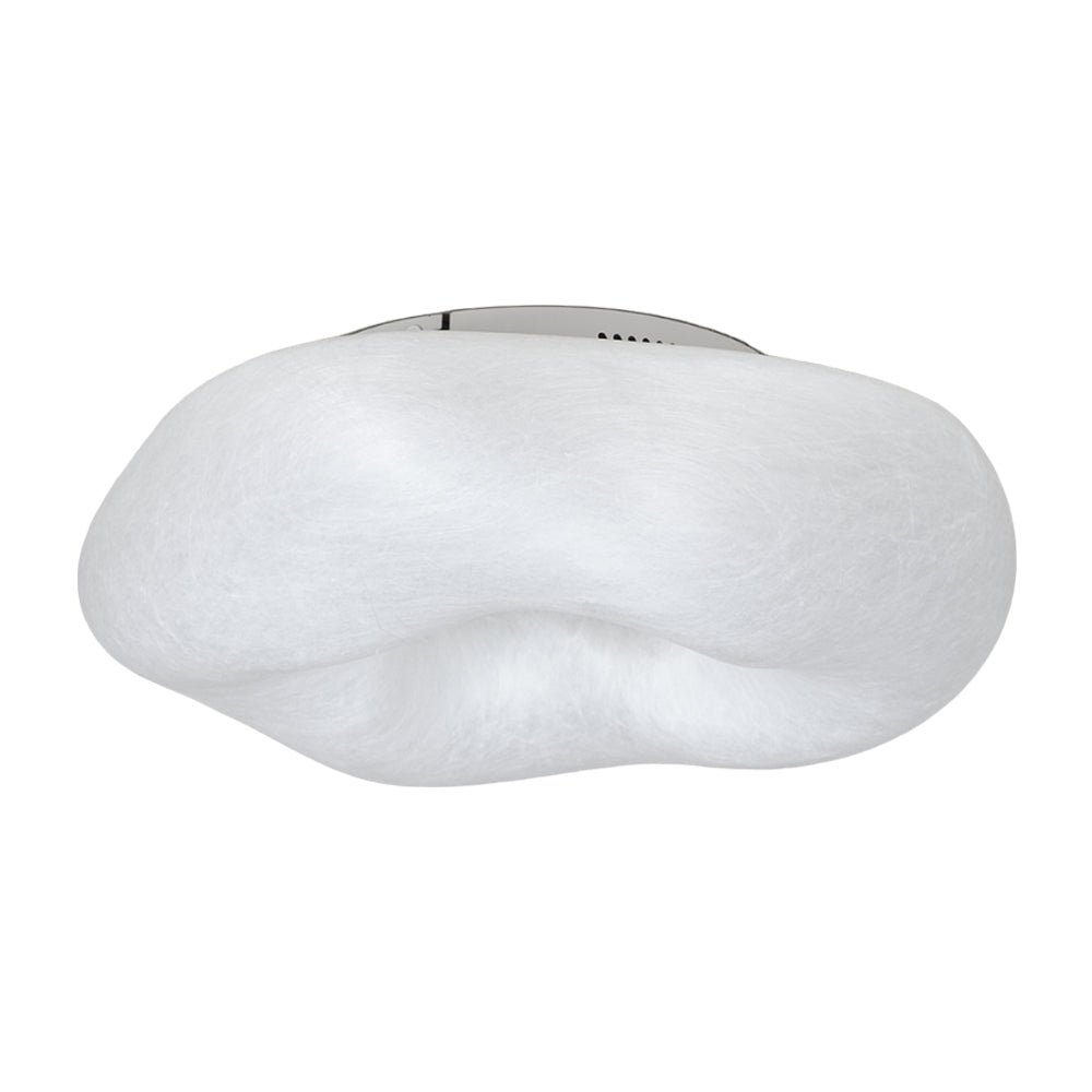 Modern Yunduo Silk Flush Mount Ceiling Light Minimalist LED Fixture for Bedroom and Dining Spaces