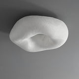 Modern Yunduo Silk Flush Mount Ceiling Light Minimalist LED Fixture for Bedroom and Dining Spaces