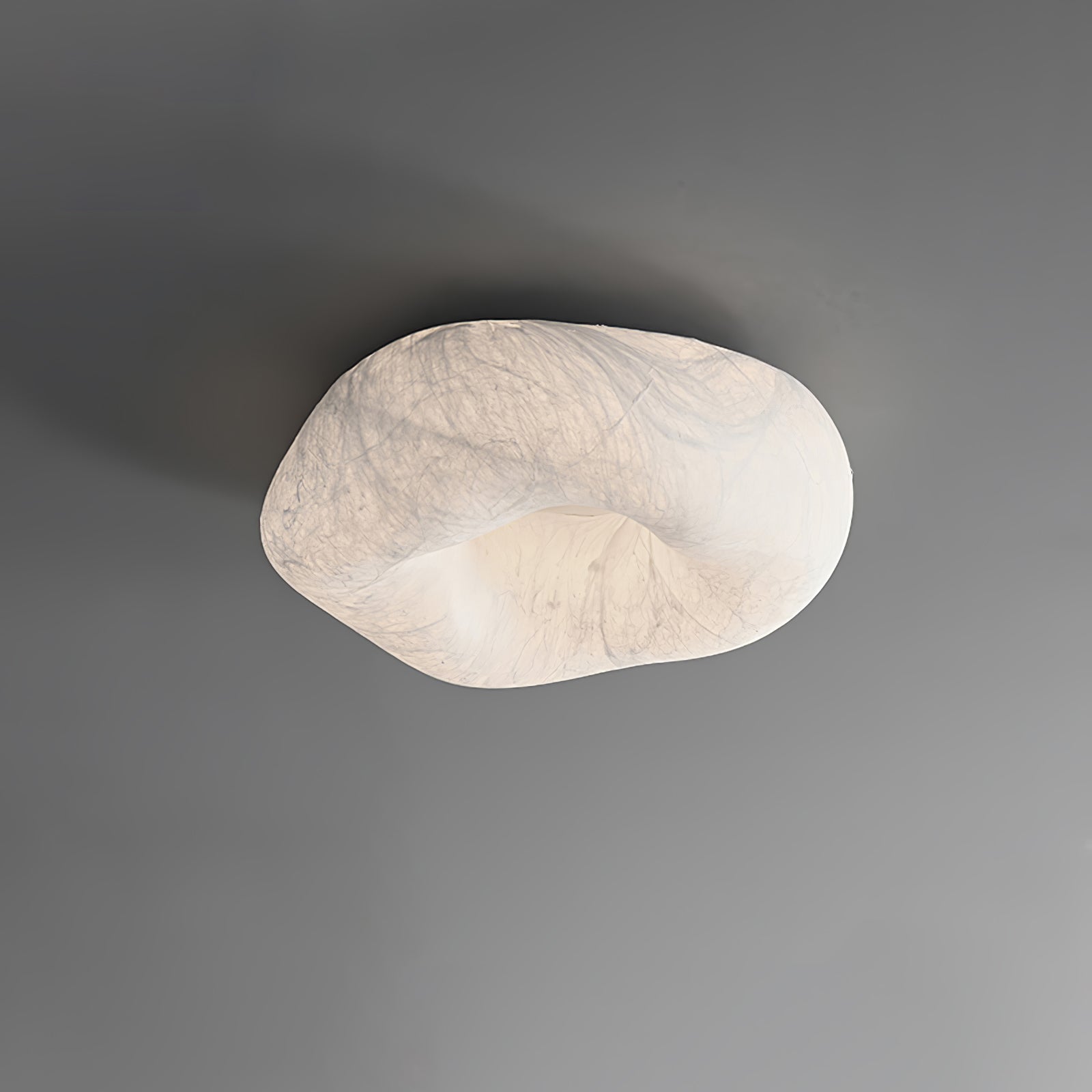 Modern Yunduo Silk Flush Mount Ceiling Light Minimalist LED Fixture for Bedroom and Dining Spaces