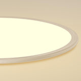 30 Inch Modern Round LED Ultrathin Flush Mount Ceiling Light with Dimmable Options
