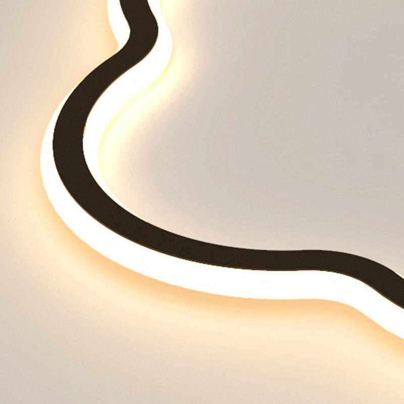 Modern Cloud Shaped LED Flush Mount Ceiling Light for Bedroom and Living Room 16 Inch