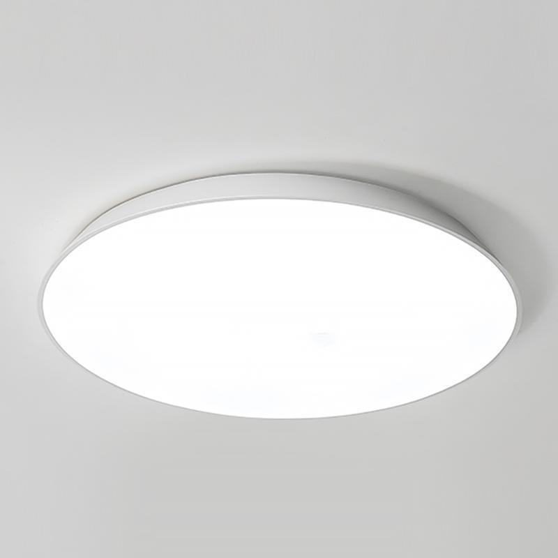 Modern Bowl Shaped LED Flush Mount Ceiling Light with Iron and Acrylic Shade