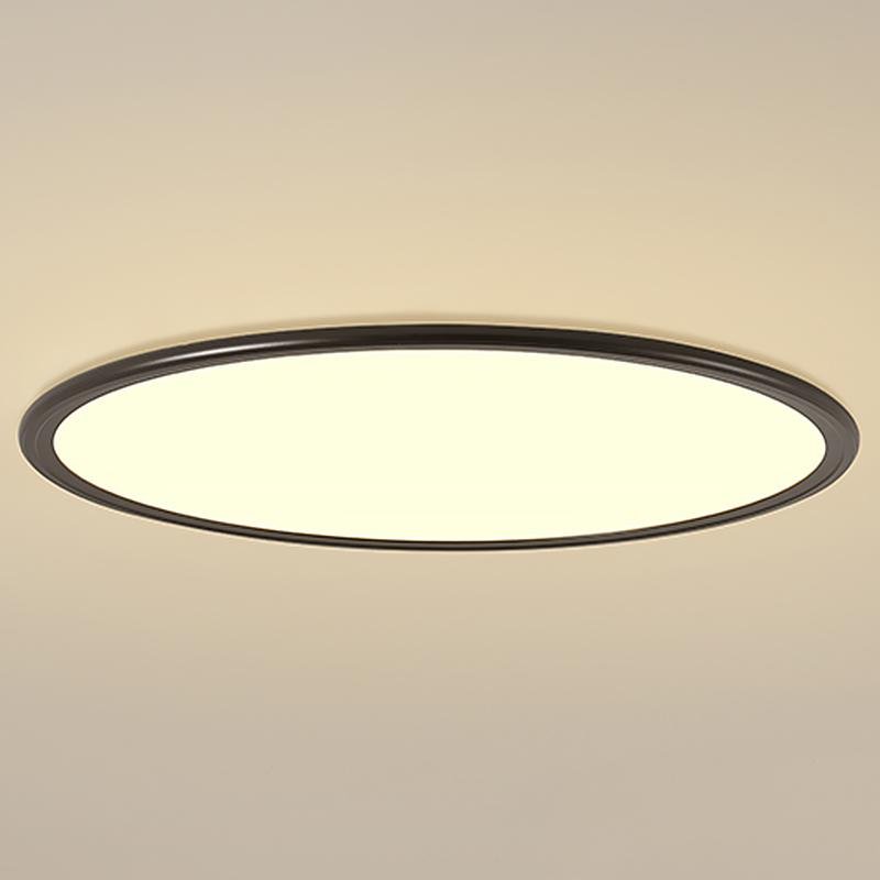 30 Inch Modern Round LED Ultrathin Flush Mount Ceiling Light with Dimmable Options
