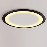 Modern Ultrathin Round LED Ceiling Light Acrylic Flush Mount Fixture for Bedroom and Living Room