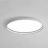 16 Inch Modern Round LED Flush Mount Ceiling Light with Acrylic Edge Design