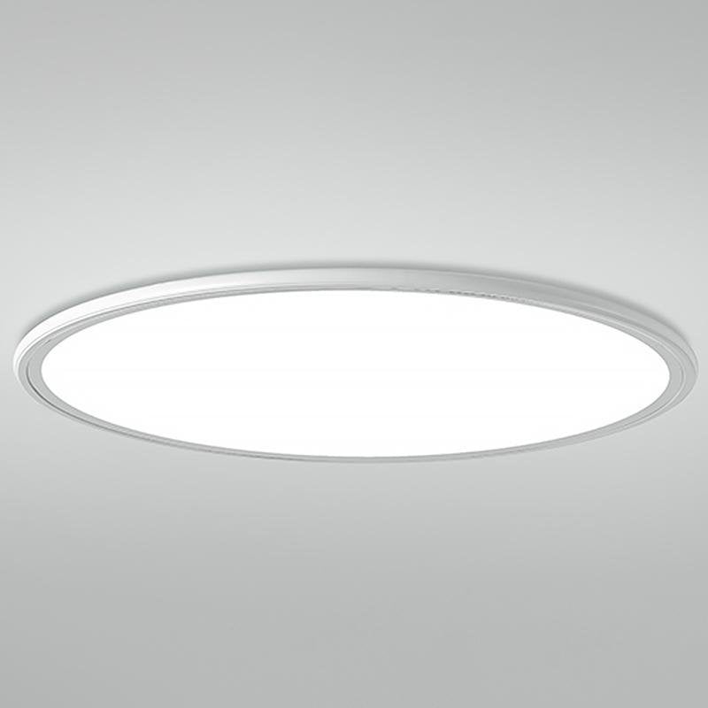 30 Inch Modern Round LED Ultrathin Flush Mount Ceiling Light with Dimmable Options