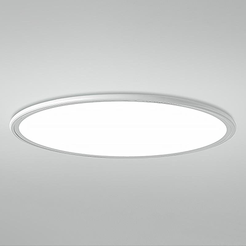 Modern 16 Inch Ultra Thin LED Round Flush Mount Ceiling Light for Bedroom and Living Room