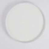 Dimmable Round LED Flush Mount Ceiling Light with Modern Hollow Edge Design for Bedroom