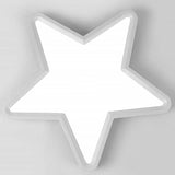 Star Shape LED Flush Mount Ceiling Light Dimmable Nordic Fixture for Nursery and Bedroom