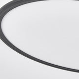 30 Inch Modern Round LED Ultrathin Flush Mount Ceiling Light with Dimmable Options