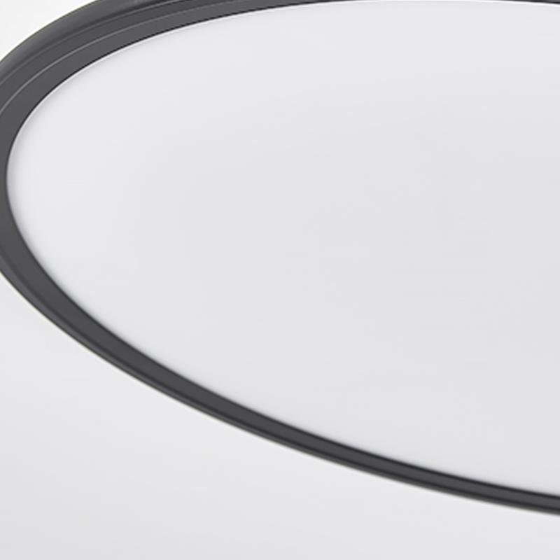 30 Inch Modern Round LED Ultrathin Flush Mount Ceiling Light with Dimmable Options
