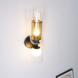 modern-industrial-black-metal-and-clear-glass-multidirectional-double-wall-sconce