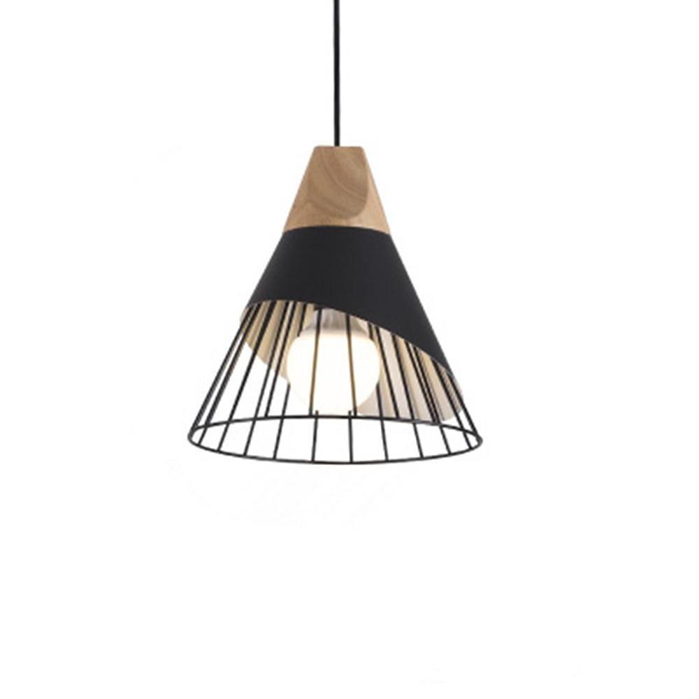 Abstract Cone Shaped Metal Pendant Light Nordic Minimalist Kitchen Island Hanging Ceiling Fixture