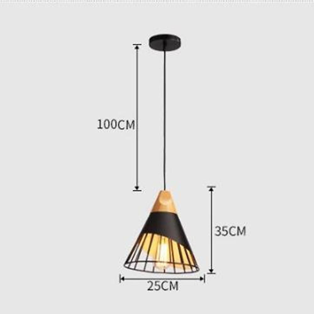 Abstract Cone Shaped Metal Pendant Light Nordic Minimalist Kitchen Island Hanging Ceiling Fixture