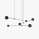 Acaba Modern Rotating Glass Globe Chandelier Pendant Light for Home Office