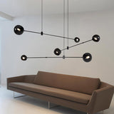 Acaba Modern Rotating Glass Globe Chandelier Pendant Light for Home Office