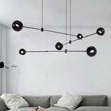 Acaba Modern Rotating Glass Globe Chandelier Pendant Light for Home Office