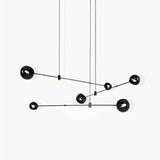 Acaba Modern Rotating Glass Globe Chandelier Pendant Light for Home Office