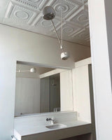 Acaba Modern Rotating Glass Globe Chandelier Pendant Light for Home Office