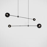 Acaba Modern Rotating Glass Globe Chandelier Pendant Light for Home Office