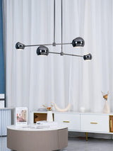Acaba Modern Rotating Glass Globe Chandelier Pendant Light for Home Office