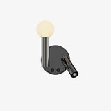 Adjustable LED Bedside Reading Wall Lamp Set of 2 with Space Saving Flush Mount Design