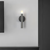 Adjustable LED Bedside Reading Wall Lamp Set of 2 with Space Saving Flush Mount Design