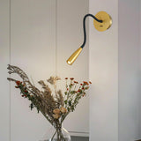 Adjustable Modern Flexible Hose LED Wall Sconce Bedside Reading Lamp Set of 2