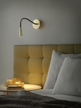 Adjustable Modern Flexible Hose LED Wall Sconce Bedside Reading Lamp Set of 2