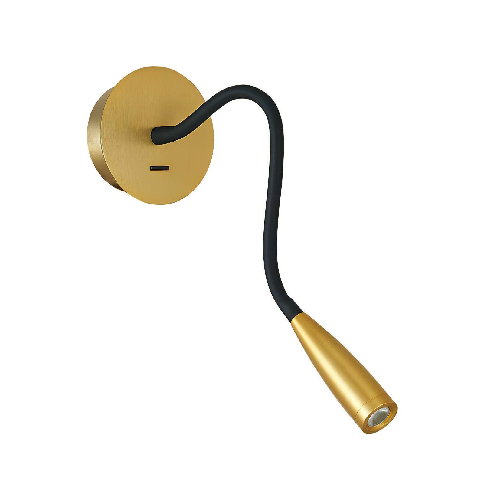 Adjustable Modern Flexible Hose LED Wall Sconce Bedside Reading Lamp Set of 2