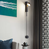 Adjustable Nordic Style LED Wall Sconce with Rotary Switch and 180 Degree Rotation
