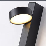 Adjustable Nordic Style LED Wall Sconce with Rotary Switch and 180 Degree Rotation