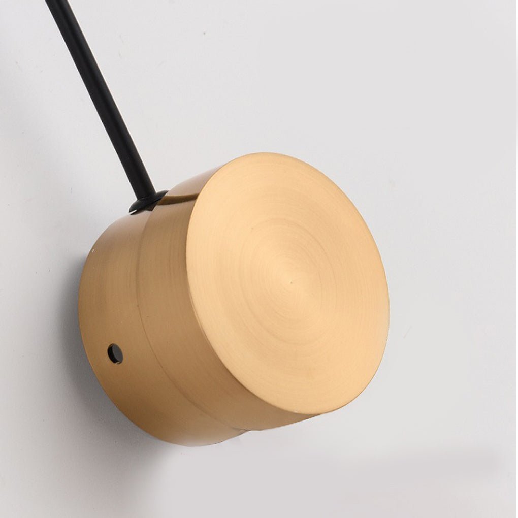 Adjustable Nordic Style LED Wall Sconce with Rotary Switch and 180 Degree Rotation