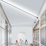 Adjustable Steel Strip LED Linear Wall Light Rotatable Anti Glare Design 157 Inch Length
